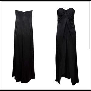 Strapless Overlay Jumpsuit